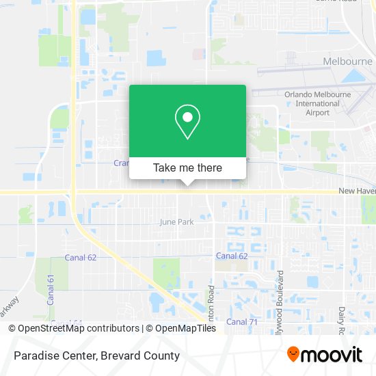 Paradise Center map