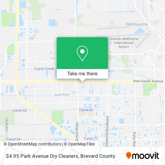 $4.95 Park Avenue Dry Cleaners map