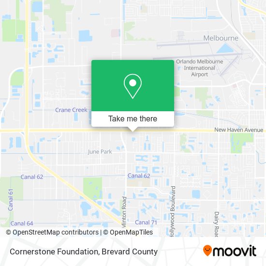Cornerstone Foundation map