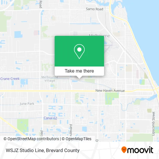 WSJZ Studio Line map