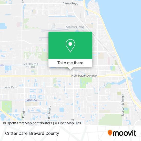 Critter Care map