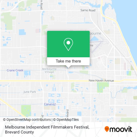 Mapa de Melbourne Independent Filmmakers Festival