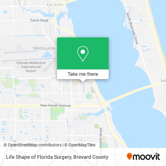 Life Shape of Florida Surgery map