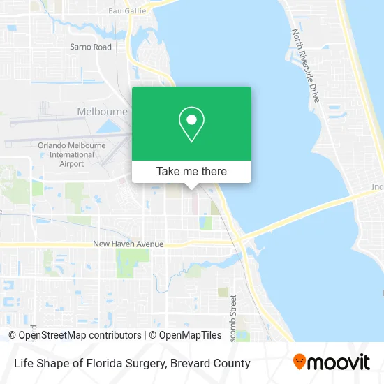Life Shape of Florida Surgery map
