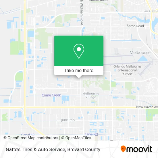 Gatto's Tires & Auto Service map