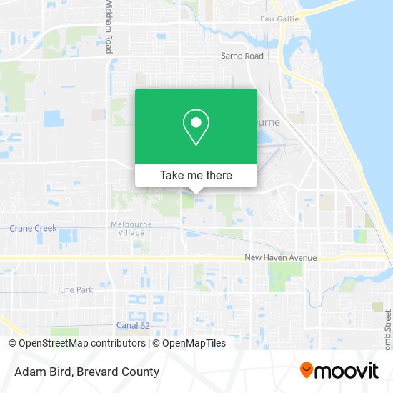 Mapa de Adam Bird