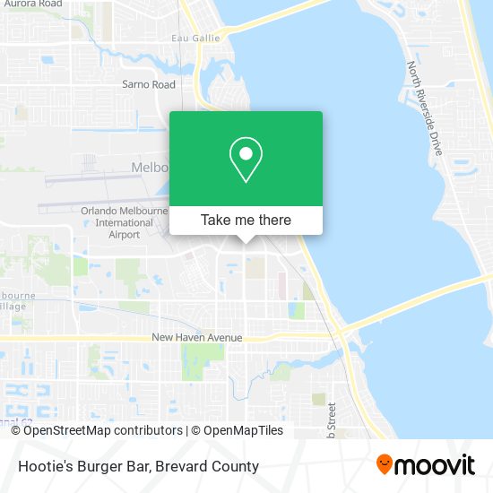 Hootie's Burger Bar map