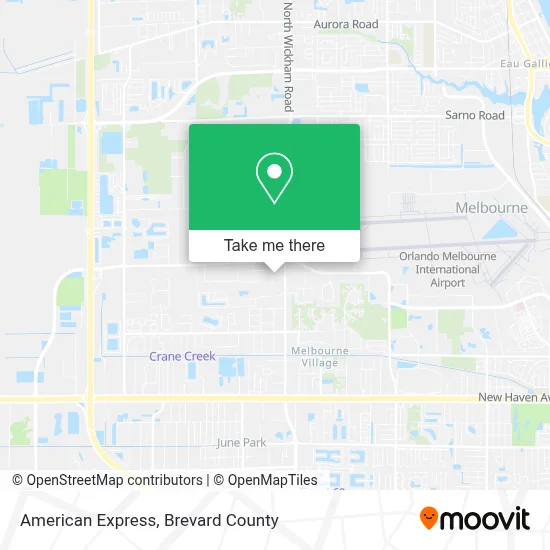 American Express map