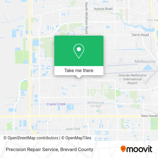 Precision Repair Service map