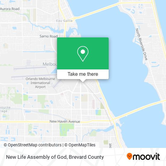 New Life Assembly of God map