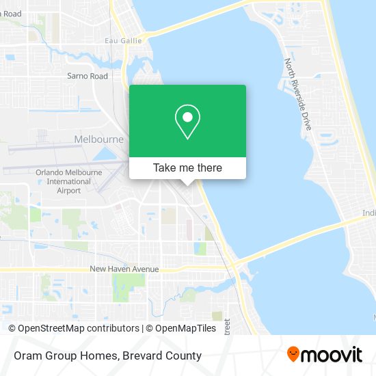 Oram Group Homes map