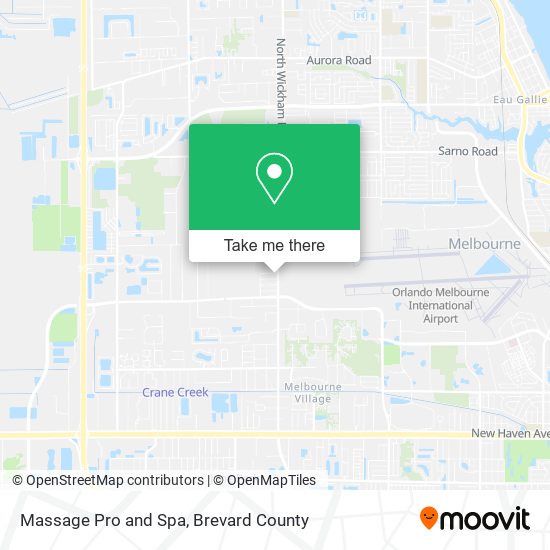 Massage Pro and Spa map