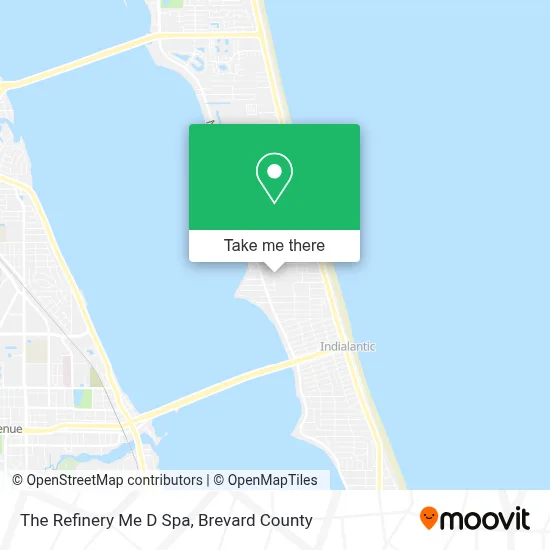 The Refinery Me D Spa map