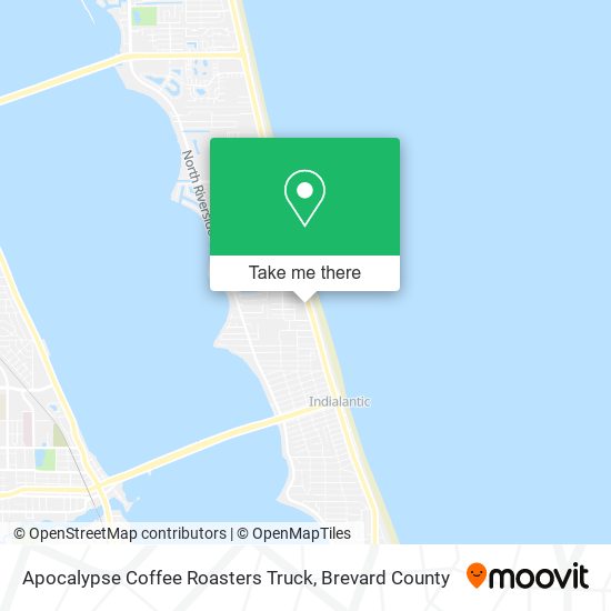 Apocalypse Coffee Roasters Truck map