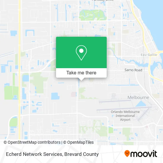 Echerd Network Services map