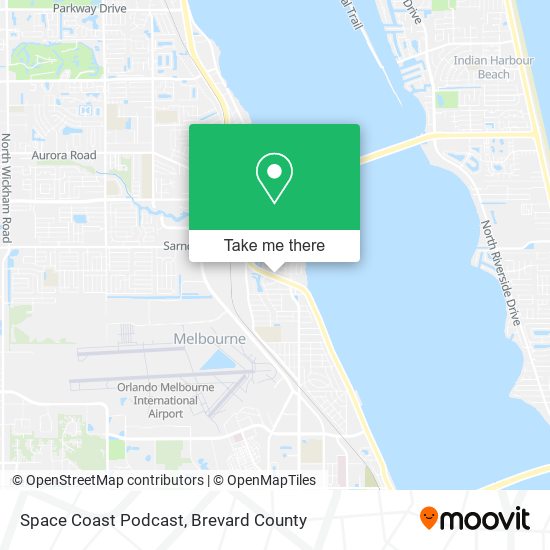 Mapa de Space Coast Podcast