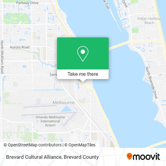 Brevard Cultural Alliance map