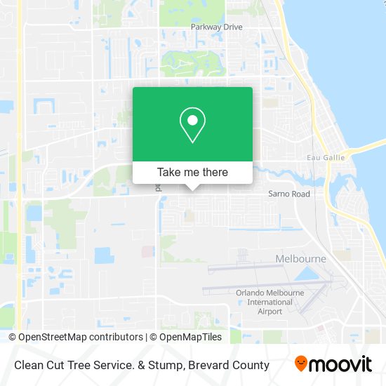 Clean Cut Tree Service. & Stump map