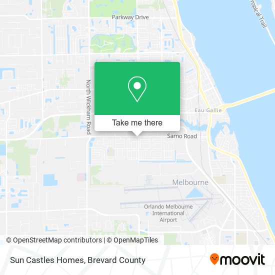 Sun Castles Homes map