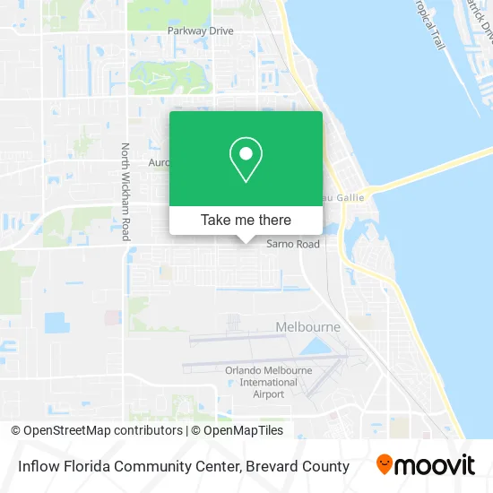 Inflow Florida Community Center map