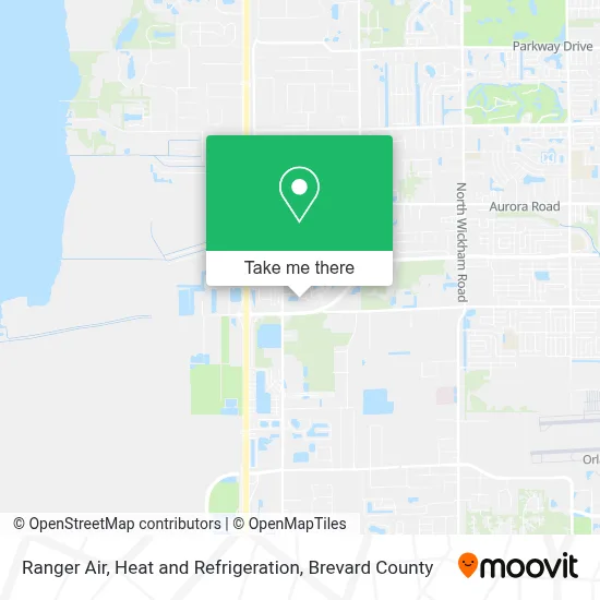 Ranger Air, Heat and Refrigeration map