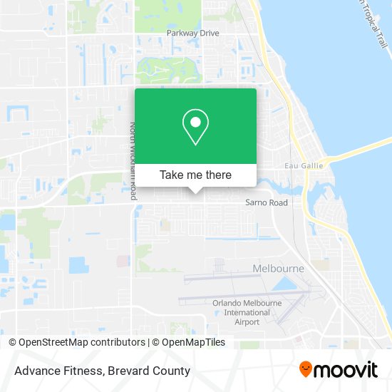 Advance Fitness map