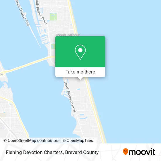 Fishing Devotion Charters map