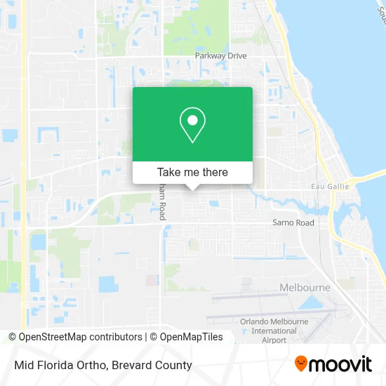 Mid Florida Ortho map