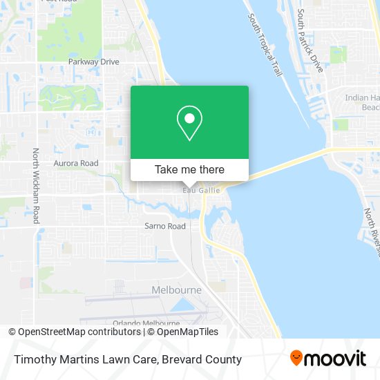 Timothy Martins Lawn Care map