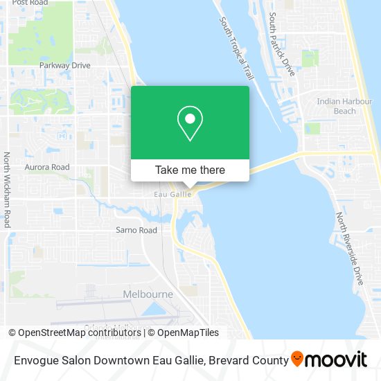 Mapa de Envogue Salon Downtown Eau Gallie