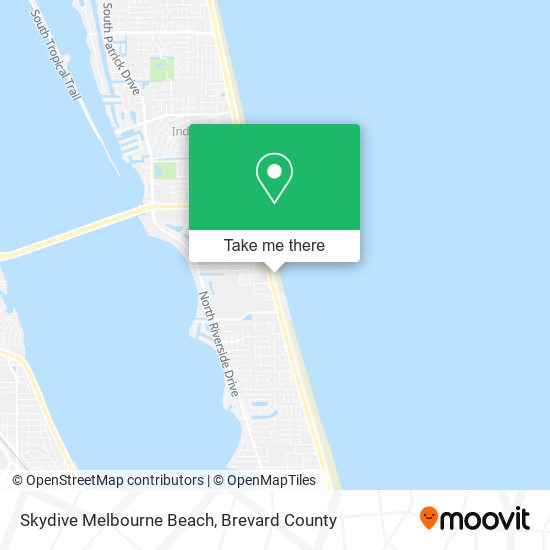 Mapa de Skydive Melbourne Beach