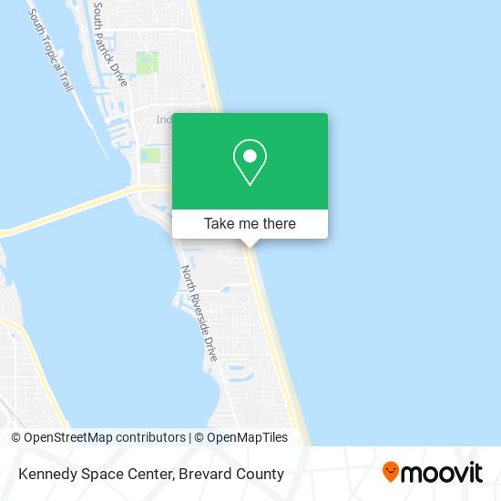 Mapa de Kennedy Space Center