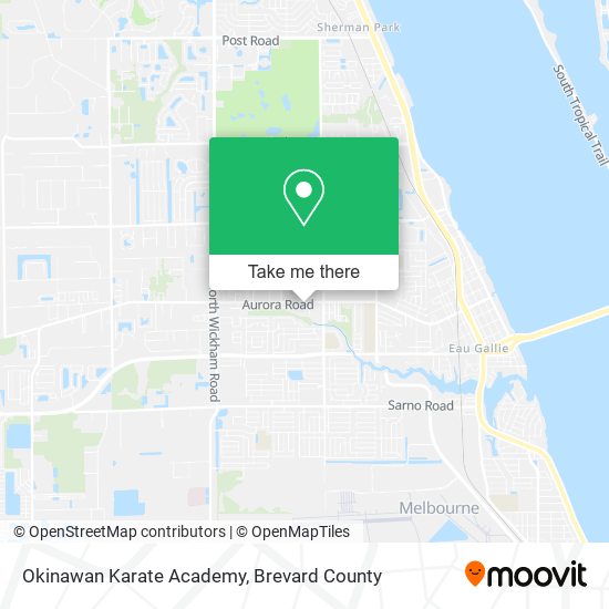 Mapa de Okinawan Karate Academy