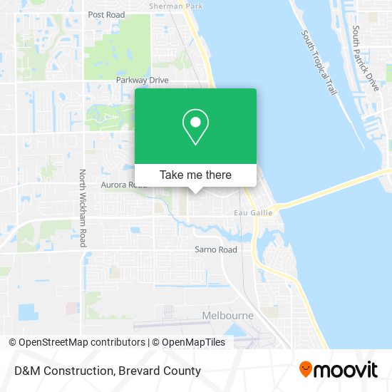 D&M Construction map