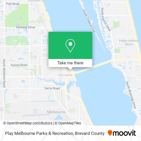 Play Melbourne Parks & Recreation map