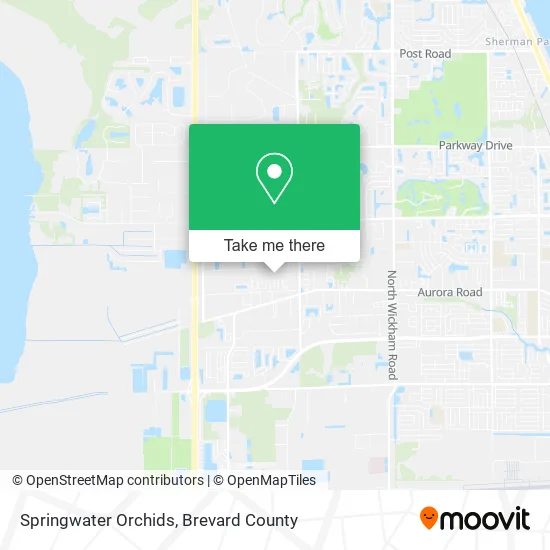 Springwater Orchids map