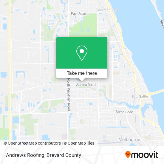 Mapa de Andrews Roofing