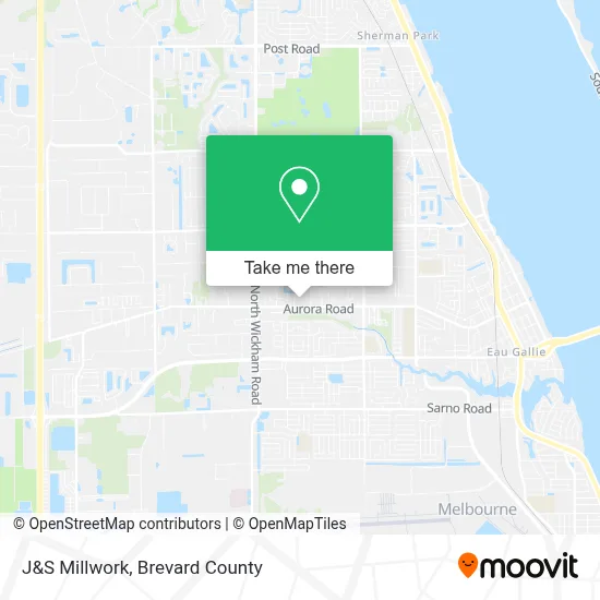 J&S Millwork map