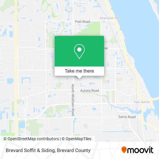 Brevard Soffit & Siding map