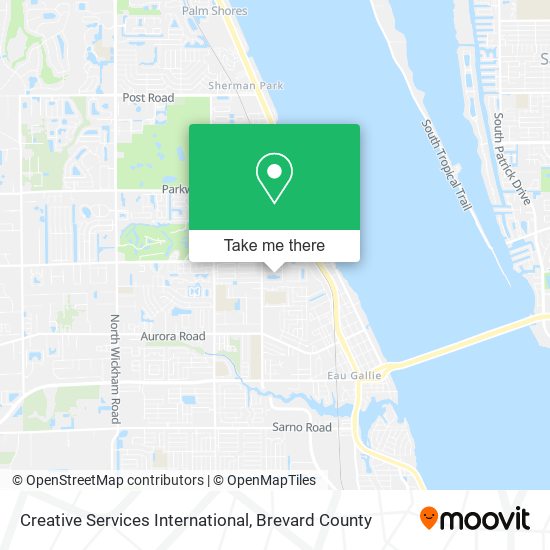 Creative Services International map
