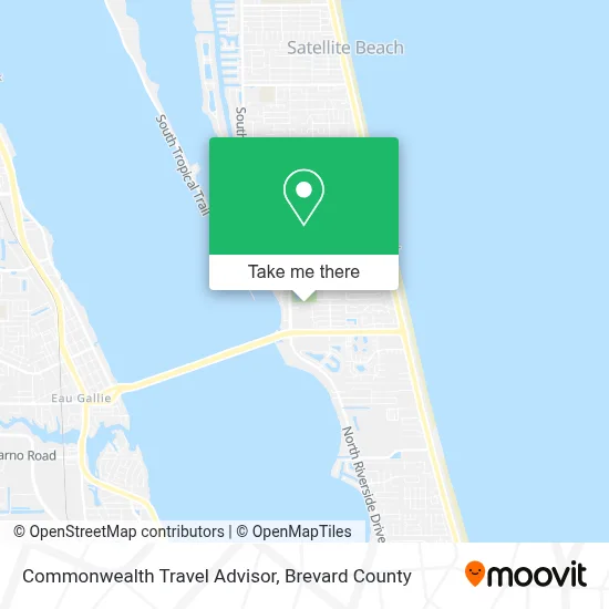 Commonwealth Travel Advisor map