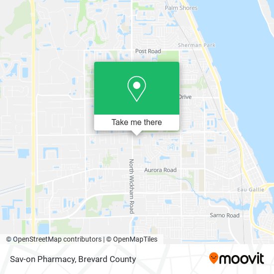 Sav-on Pharmacy map