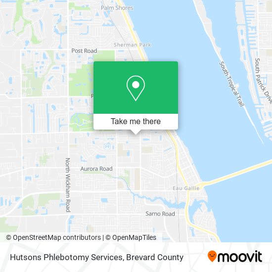 Hutsons Phlebotomy Services map
