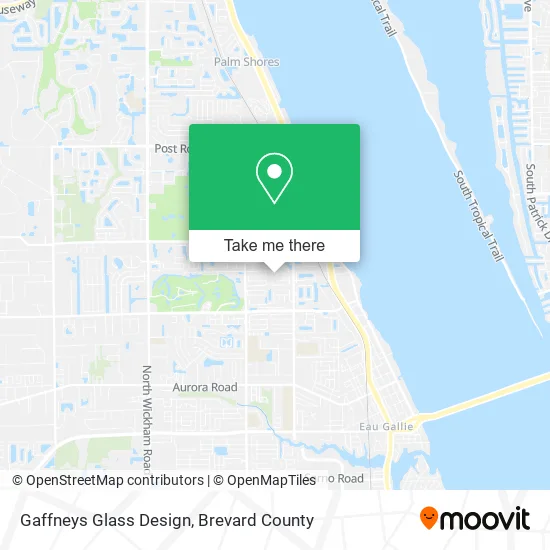 Gaffneys Glass Design map