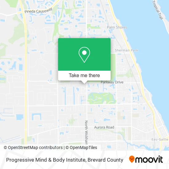 Progressive Mind & Body Institute map