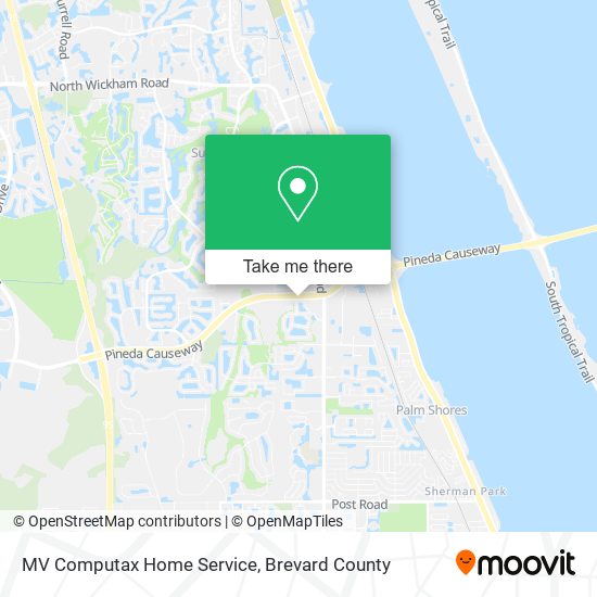 MV Computax Home Service map