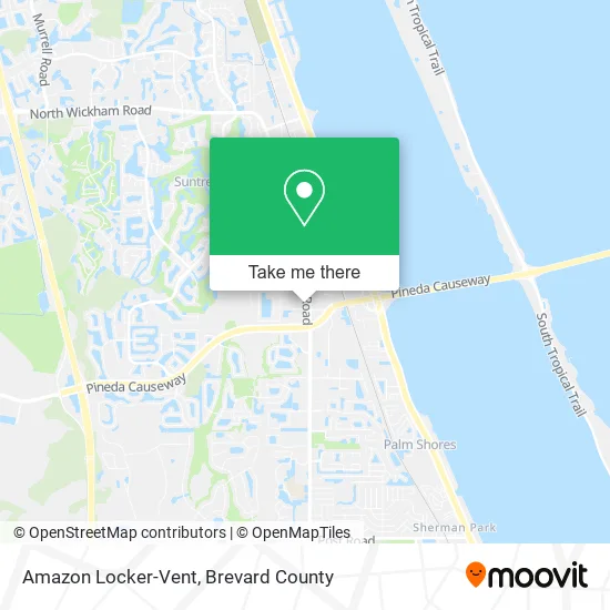 Amazon Locker-Vent map