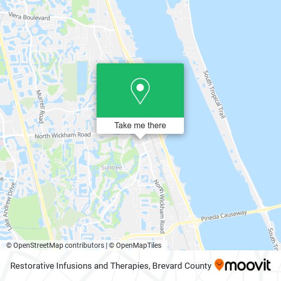 Mapa de Restorative Infusions and Therapies