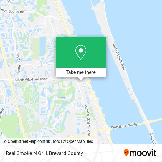 Real Smoke N Grill map