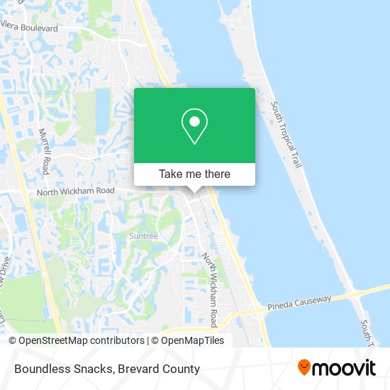 Boundless Snacks map